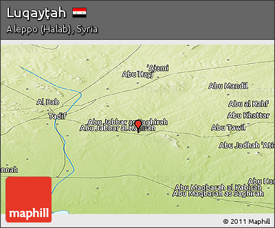 Physical Panoramic Map of Luqayţah