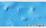 Physical 3D Map of the area around 36° 19' 55" N, 37° 19' 30" W