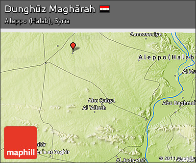 Physical 3D Map of Dunghūz Maghārah