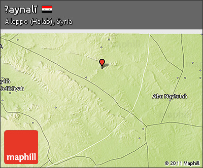 Physical 3D Map of Ḩaynalī