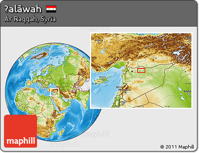 Physical Location Map of Ḩalāwah