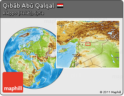 Physical Location Map of Qibāb Abū Qalqal