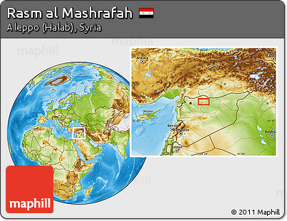 Physical Location Map of Rasm Al Mashrafah