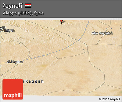 Satellite Panoramic Map of Ḩaynalī