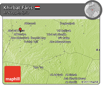 Physical 3D Map of Khirbat Fāris