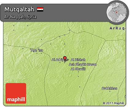 Physical 3D Map of Mutqaltah