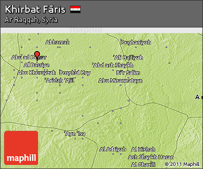 Physical 3D Map of Khirbat Fāris