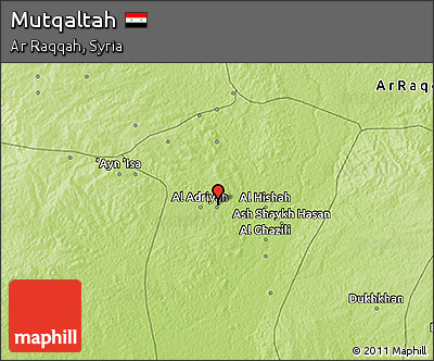 Physical 3D Map of Mutqaltah