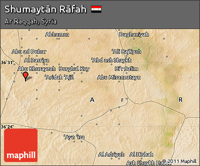 Satellite Map of Shumaytān Rāfah