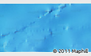 Physical 3D Map of the area around 36° 19' 55" N, 39° 1' 29" W