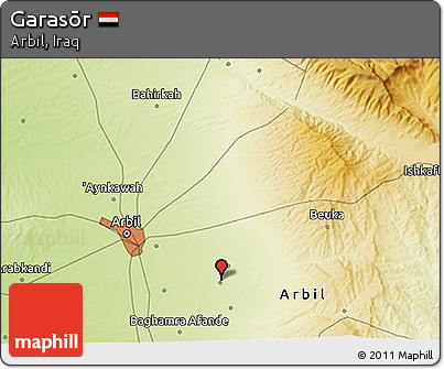Physical 3D Map of Garasōr