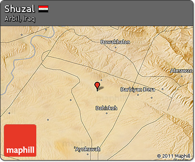 Satellite 3D Map of Shuzal