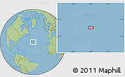Savanna Style Location Map of the area around 36° 19' 55" N, 44° 58' 30" W