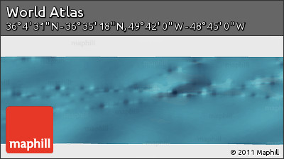 Satellite Panoramic Map of the Area around 36° 19' 55" N, 49° 13' 30" W