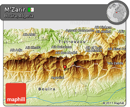 Physical 3D Map of M'Zarir