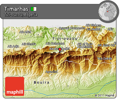 Physical 3D Map of Timarhas