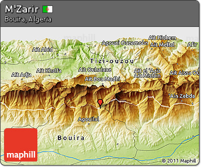 Physical 3D Map of M'Zarir