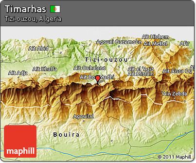 Physical 3D Map of Timarhas