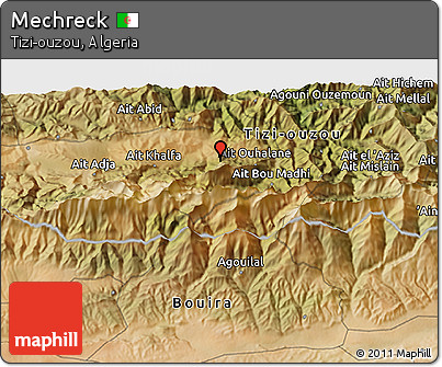Satellite 3D Map of Mechreck