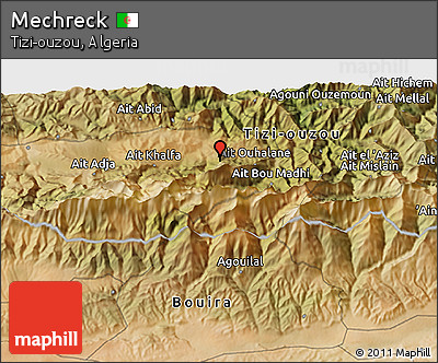 Satellite 3D Map of Mechreck