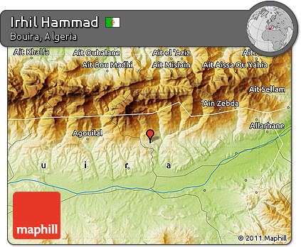 Physical Map of Irhil Hammad