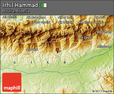 Physical Map of Irhil Hammad