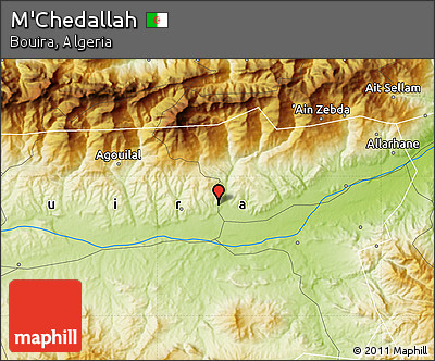 Physical Map of M'Chedallah