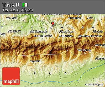 Physical Map of Tassaft