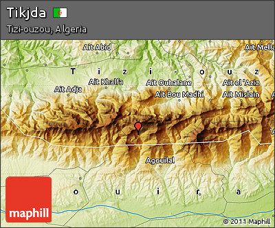 Physical Map of Tikjda