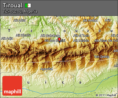 Physical Map of Tiroual