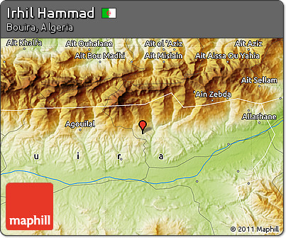 Physical Map of Irhil Hammad