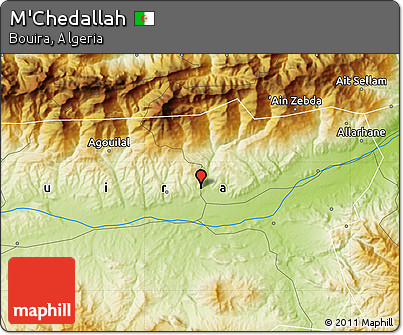 Physical Map of M'Chedallah