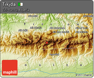 Physical Map of Tikjda