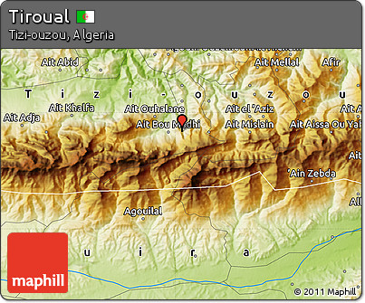 Physical Map of Tiroual