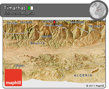 Satellite Panoramic Map of Timarhas