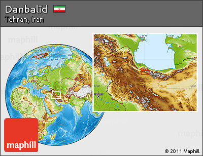 Physical Location Map of Danbalīd