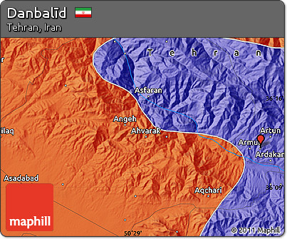 Political Map of Danbalīd