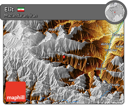 Physical 3D Map of Elīt