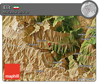 Satellite 3D Map of Elīt