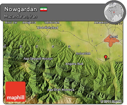 Satellite Map of Nowgardan