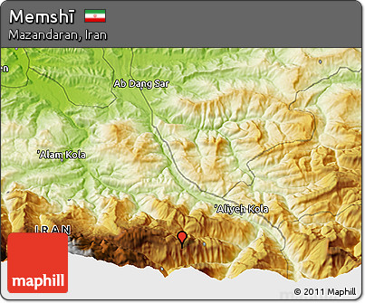 Physical 3D Map of Memshī