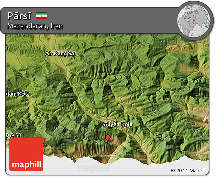 Satellite 3D Map of Pārsī