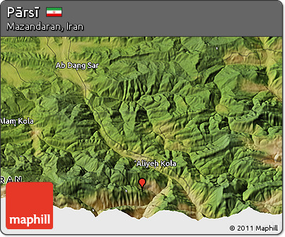 Satellite 3D Map of Pārsī