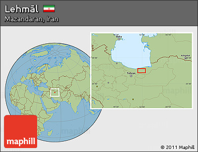 Savanna Style Location Map of Lehmāl