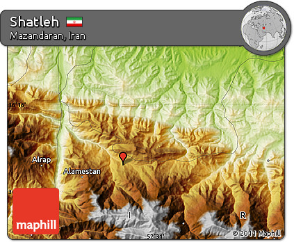 Physical Map of Shatleh