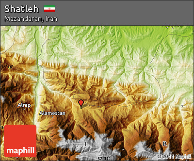 Physical Map of Shatleh