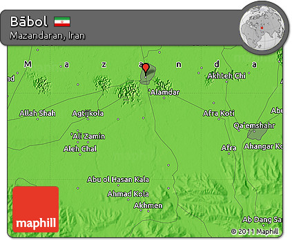 Political Map of Bābol