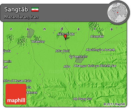 Political Map of Sangtāb