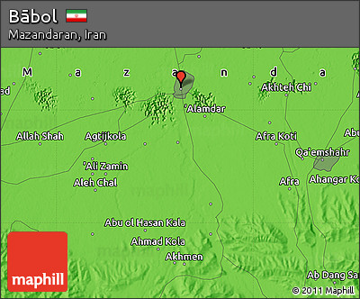 Political Map of Bābol