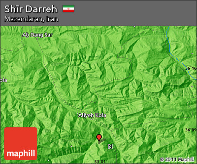 Political Map of Shīr Darreh